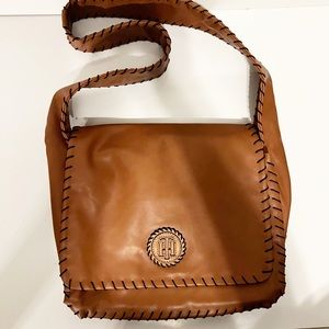 Tommy Hilfiger Vintage Vegan Leather Messenger Bag